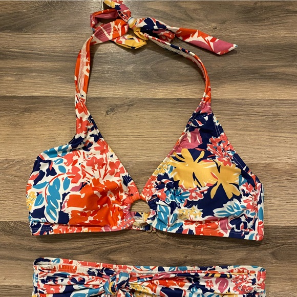Modcloth Colorful Floral Bikini Set - Picture 3 of 8
